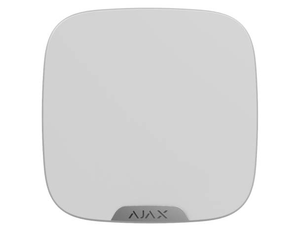 Wireless Outdoor StreetSiren DoubleDeck White with BrandPlate