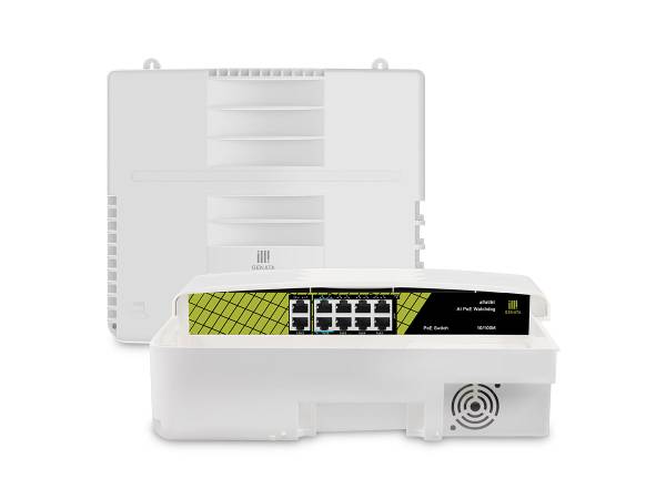 8 Port Waterproof POE Switch + 2 Up-Link