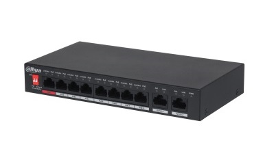 Dahua PoE Switch 8port+2GUP 96W PFS3010-8ET-96 V2